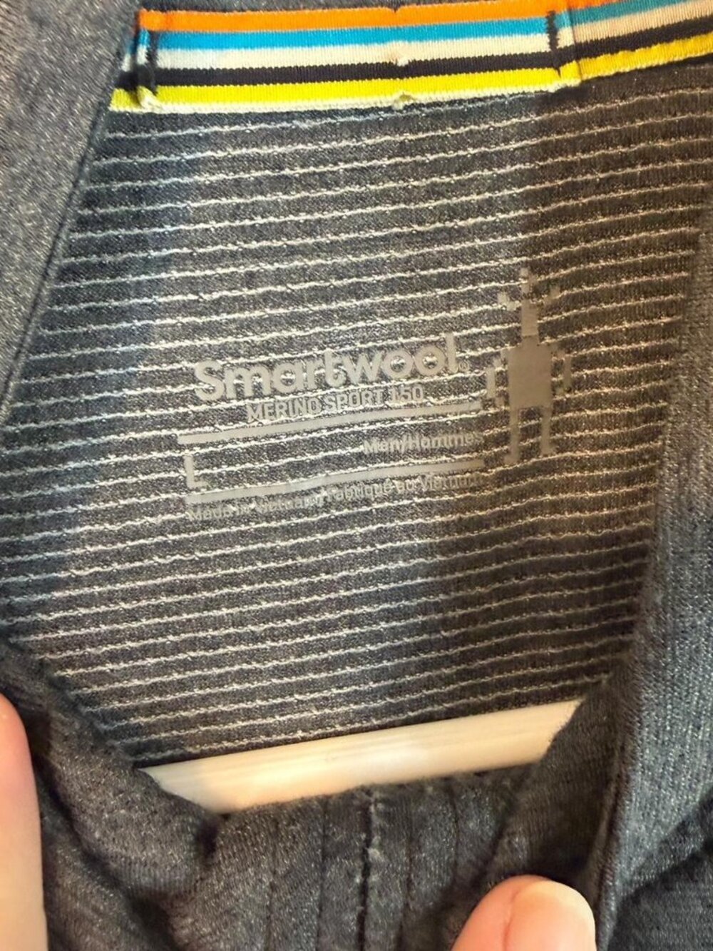Smartwool Men's Merino Sport 150 Long Sleeve 1/4 Zip, Size Medium - Picture 4 of 5